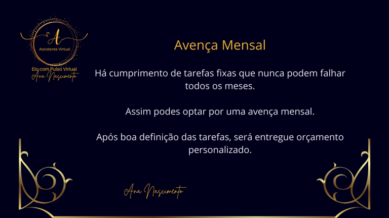 Painel Avença Mensal